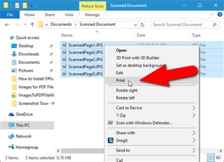 How to Combine Images Into One PDF File in Windows 10 or Windows 11